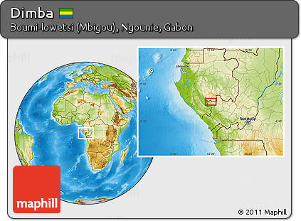 Physical Location Map of Dimba