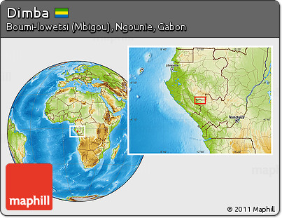 Physical Location Map of Dimba