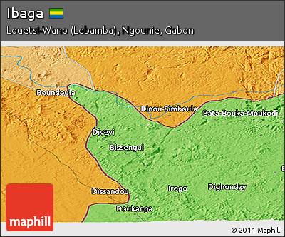 Political Panoramic Map of Ibaga