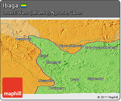 Political Panoramic Map of Ibaga