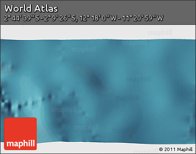 Satellite 3D Map of the Area around 2° 27' 3" S, 11° 49' 29" W