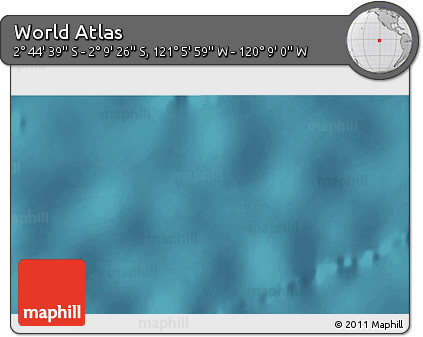 Satellite 3D Map of the Area around 2° 27' 3" S, 120° 37' 30" W