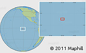 Savanna Style Location Map of the area around 2° 27' 3" S, 122° 19' 29" W