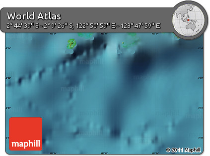 Satellite Map of the Area around 2° 27' 3" S, 123° 19' 29" E