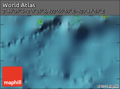 Satellite Map of the Area around 2° 27' 3" S, 123° 19' 29" E