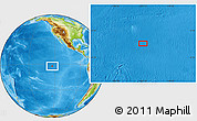 Physical Location Map of the area around 2° 27' 3" S, 123° 10' 30" W