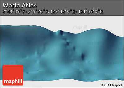 Satellite Panoramic Map of the Area around 2° 27' 3" S, 124° 10' 30" E