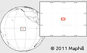 Blank Location Map of the area around 2° 27' 3" S, 127° 25' 30" W
