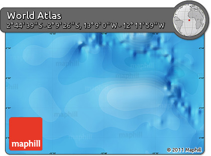 Political Map of the Area around 2° 27' 3" S, 12° 40' 30" W