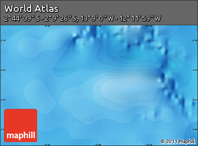 Political Map of the Area around 2° 27' 3" S, 12° 40' 30" W