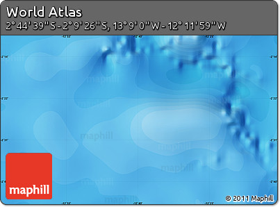 Political Map of the Area around 2° 27' 3" S, 12° 40' 30" W