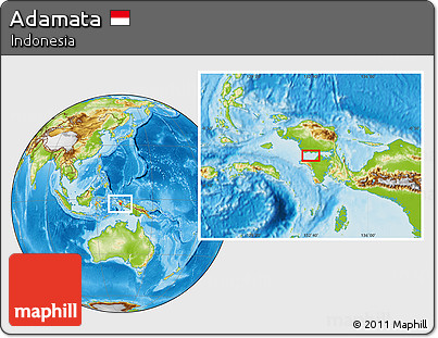 Physical Location Map of Adamata