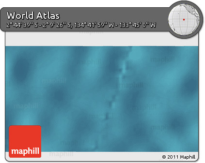 Satellite 3D Map of the Area around 2° 27' 3" S, 134° 13' 29" W