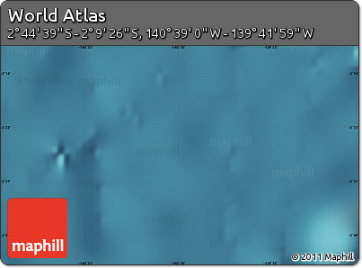 Satellite Map of the Area around 2° 27' 3" S, 140° 10' 30" W