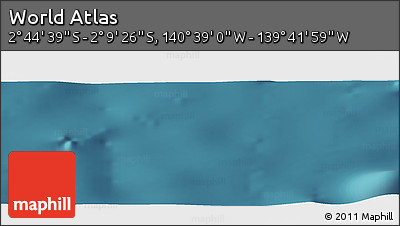 Satellite Panoramic Map of the Area around 2° 27' 3" S, 140° 10' 30" W