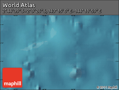 Satellite Map of the Area around 2° 27' 3" S, 143° 43' 29" E