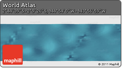 Satellite Panoramic Map of the Area around 2° 27' 3" S, 144° 25' 30" W