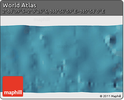 Satellite 3D Map of the Area around 2° 27' 3" S, 145° 25' 30" E