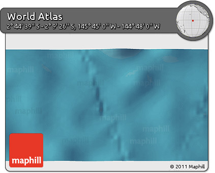 Satellite 3D Map of the Area around 2° 27' 3" S, 145° 16' 30" W