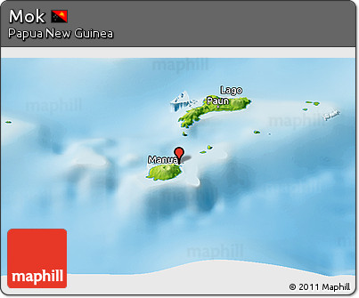 Physical Panoramic Map of Mok