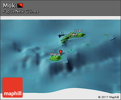 Satellite Panoramic Map of Mok