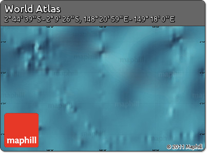 Satellite Map of the Area around 2° 27' 3" S, 148° 49' 29" E