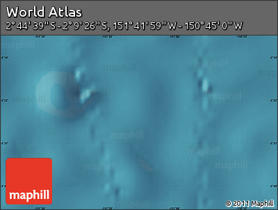 Satellite Map of the Area around 2° 27' 3" S, 151° 13' 29" W