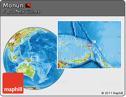Physical Location Map of Monun