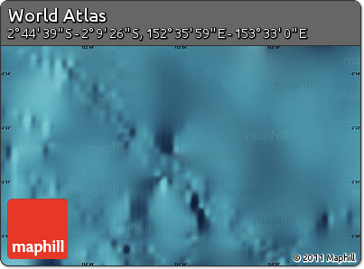 Satellite Map of the Area around 2° 27' 3" S, 153° 4' 29" E