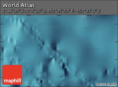 Satellite Map of the Area around 2° 27' 3" S, 153° 4' 29" E