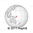 Outline Map of the Area around 2° 27' 3" S, 153° 55' 30" E, rectangular outline