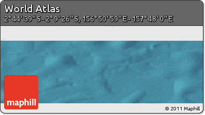 Satellite Panoramic Map of the Area around 2° 27' 3" S, 157° 19' 29" E