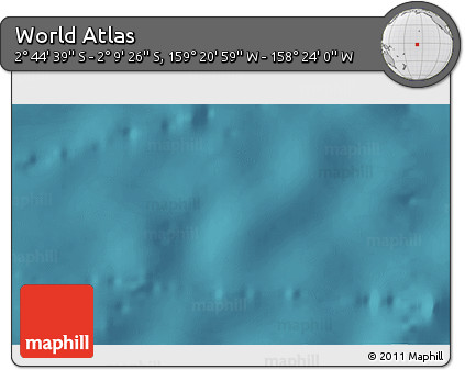 Satellite 3D Map of the Area around 2° 27' 3" S, 158° 52' 30" W