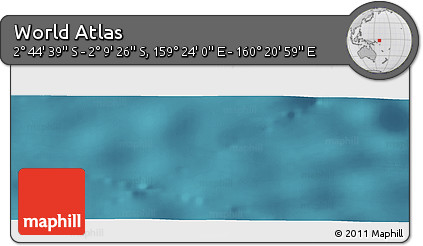 Satellite Panoramic Map of the Area around 2° 27' 3" S, 159° 52' 30" E