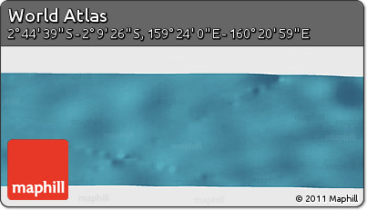 Satellite Panoramic Map of the Area around 2° 27' 3" S, 159° 52' 30" E