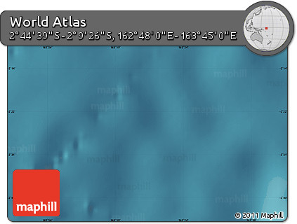 Satellite Map of the Area around 2° 27' 3" S, 163° 16' 30" E