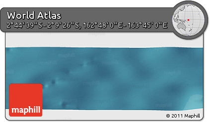 Satellite Panoramic Map of the Area around 2° 27' 3" S, 163° 16' 30" E