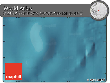 Satellite Map of the Area around 2° 27' 3" S, 164° 7' 30" E