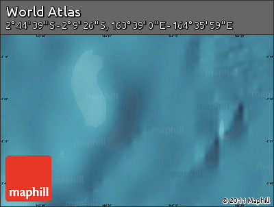Satellite Map of the Area around 2° 27' 3" S, 164° 7' 30" E