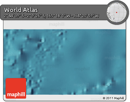 Satellite 3D Map of the Area around 2° 27' 3" S, 164° 49' 29" W