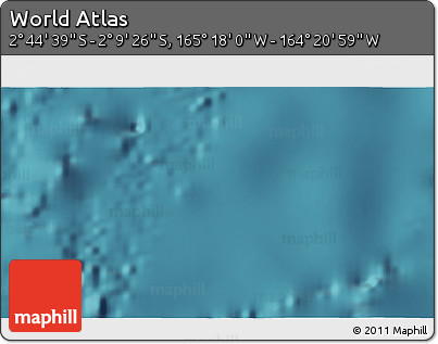 Satellite 3D Map of the Area around 2° 27' 3" S, 164° 49' 29" W