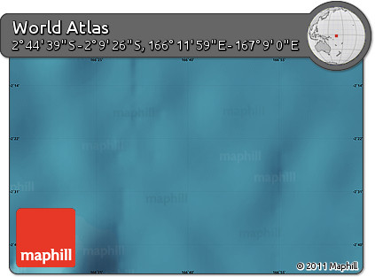 Satellite Map of the Area around 2° 27' 3" S, 166° 40' 30" E