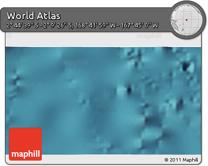 Satellite 3D Map of the Area around 2° 27' 3" S, 168° 13' 29" W