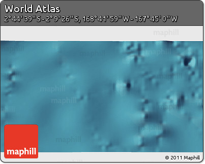 Satellite 3D Map of the Area around 2° 27' 3" S, 168° 13' 29" W