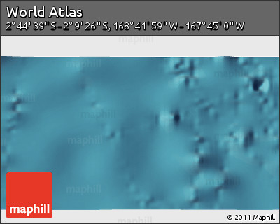 Satellite 3D Map of the Area around 2° 27' 3" S, 168° 13' 29" W