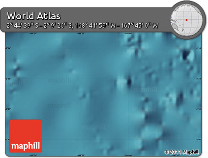Satellite Map of the Area around 2° 27' 3" S, 168° 13' 29" W