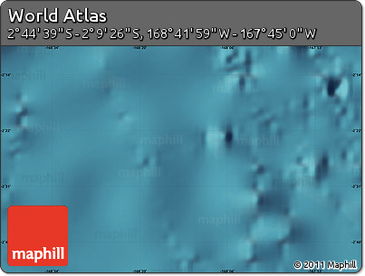 Satellite Map of the Area around 2° 27' 3" S, 168° 13' 29" W