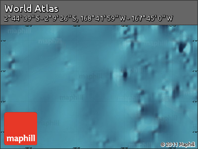 Satellite Map of the Area around 2° 27' 3" S, 168° 13' 29" W