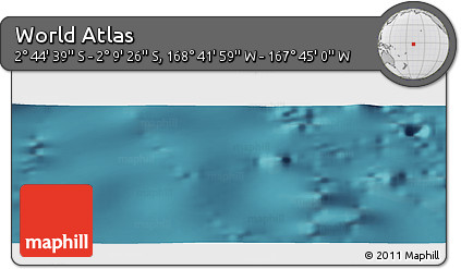 Satellite Panoramic Map of the Area around 2° 27' 3" S, 168° 13' 29" W