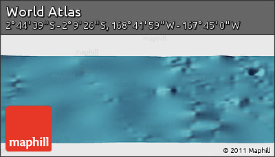 Satellite Panoramic Map of the Area around 2° 27' 3" S, 168° 13' 29" W